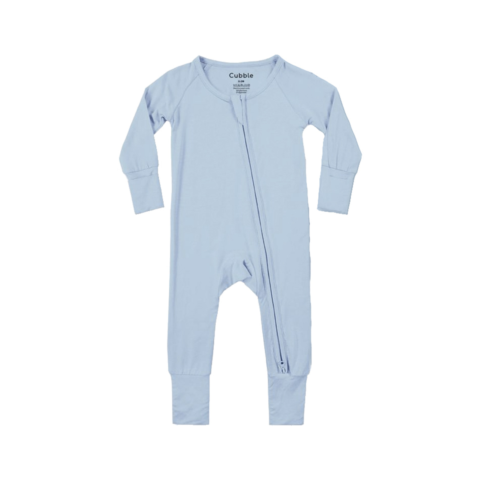 Cubble Bamboo Long Sleeve Sleepsuit Blue 0-3M