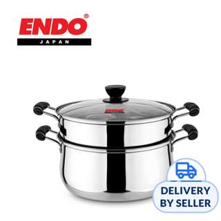 Endo 28cm 2-Tier S/Steel Steamer
