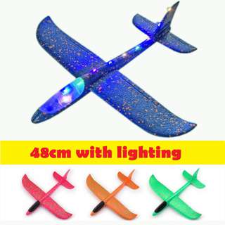 PurityWhite 48cm Foam Aeroplane Toys Plane