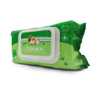 Proteger Pet Wipes-Olive Leaf Extract & Aloe Vera Proteger Pet Wipes-Olive Leaf Extract & Aloe Vera