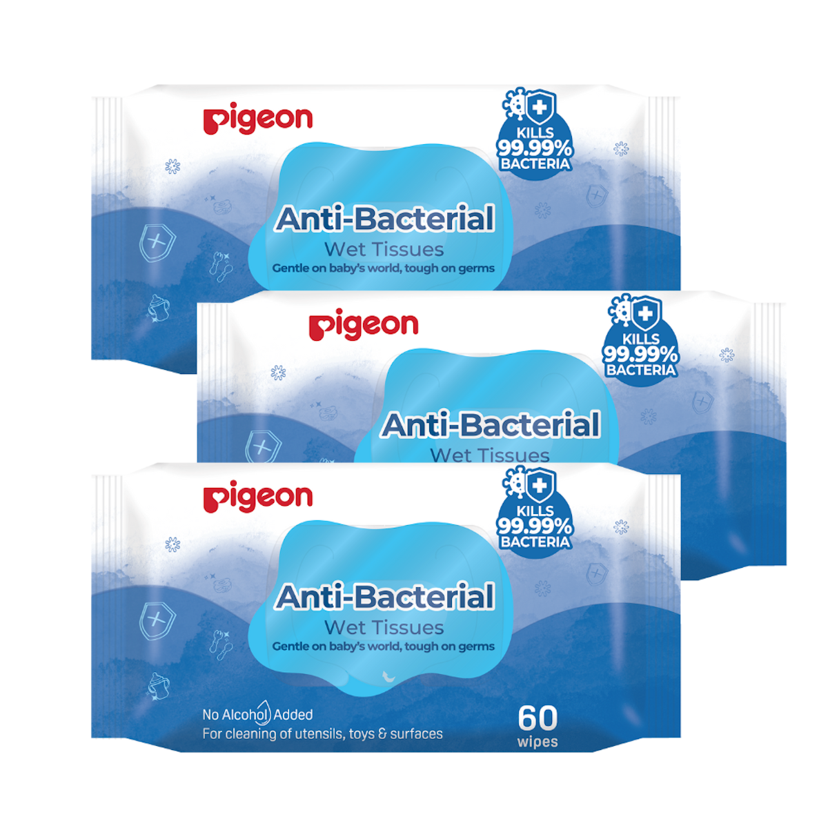 Pigeon Anti-Bacterial Wet Tissues Pigeon Anti-Bacterial Wet Tissues