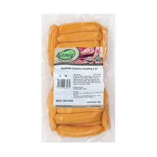 Kizmiq Smoked Chicken Hotdog 3.5 inch - Frozen