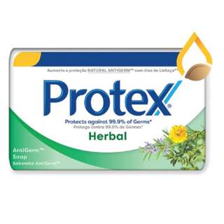 Protex Herbal Antibacterial Bar Soap with Natural Flaxseed Oi
