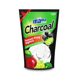 Mama Lime Dishwashing Liquid Pouch- Charcoal & Lime