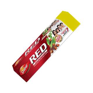 Dabur Red Ayurvedic ToothPaste, Fights 7 Dental Problems