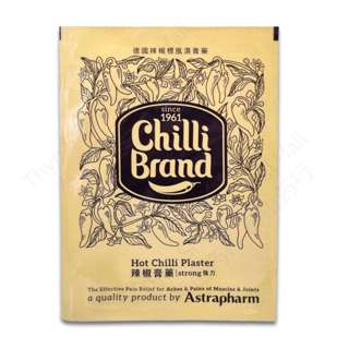 Chilli Brand Hot Plaster for pain relief with Capsicum Extrac