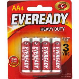 Eveready Heavy Duty AA4 1.5V- Pack of 4