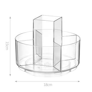 Sweet Home Rotating Cosmetic Storage Box-Single Layer