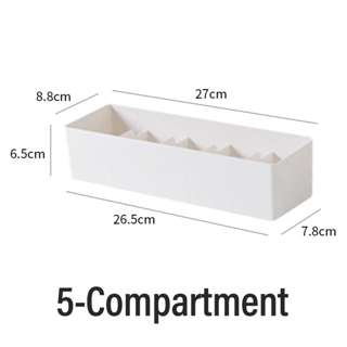 Sweet Home Compartmentalized Storage Box (5-Compartment)