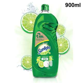 Sunlight Dishwashing Liquid-Power of 100 Lime,Gentle on Hands