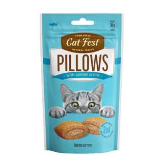 Cat Fest Pillows Cat Treats With Salmon Cream Cat Fest Pillows Cat Treats With Salmon Cream