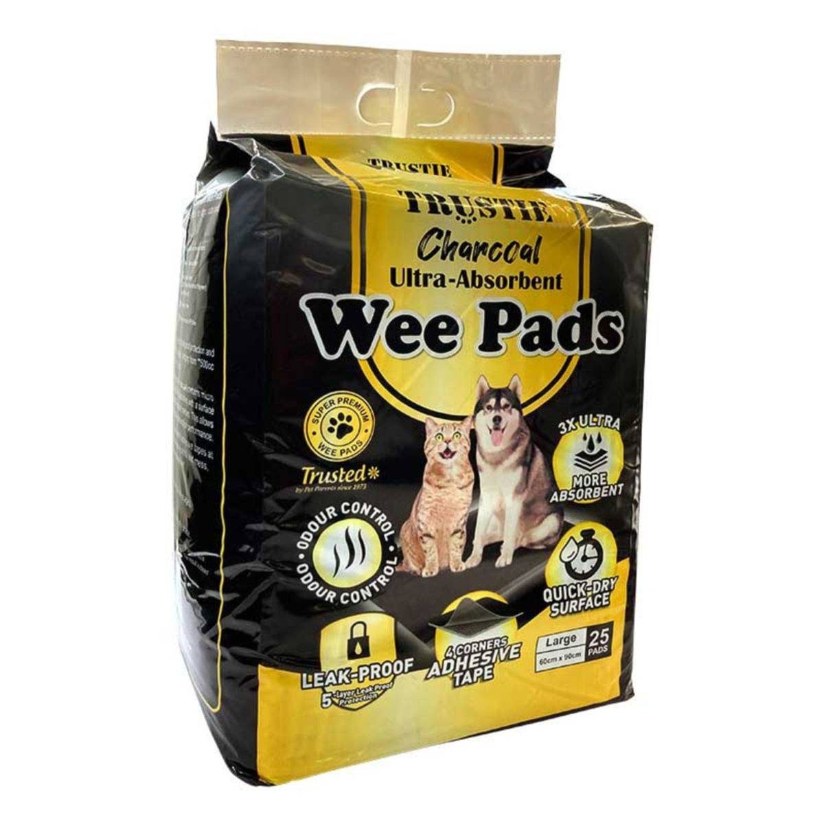 Trustie Charcoal Wee Pad (Large) (60X90Cm) NTUC FairPrice
