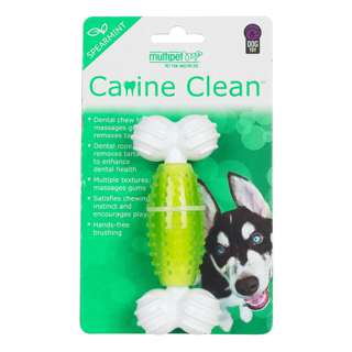 Canine Clean Nylon Bone With TPR Center (Green)