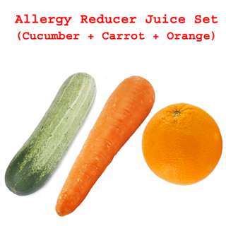 Orgo Fresh Allergy Reducer Juice Set (Carrot+Cucumber+Orange) Orgo Fresh Allergy Reducer Juice Set (Carrot+Cucumber+Orange)