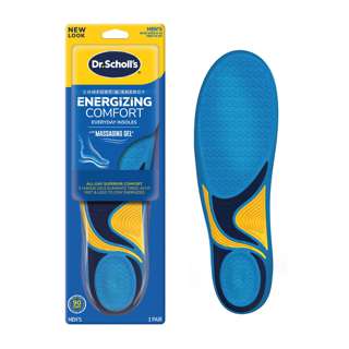 Dr. Scholl's Energizing Comfort Massaging Gel Insoles Men
