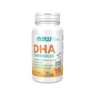 Now Foods DHA Kids 100 mg, Fruit Flavor, Chewable Softgels