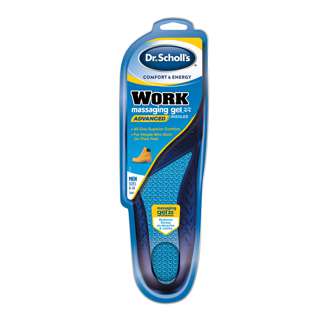 Dr. Scholl's Work Insoles with Massaging Gel Men