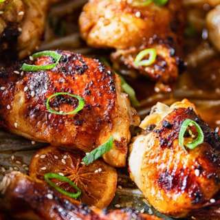 Ken Ken Marinated Chicken Leg Meat (Boneless) - Honey (Frozen