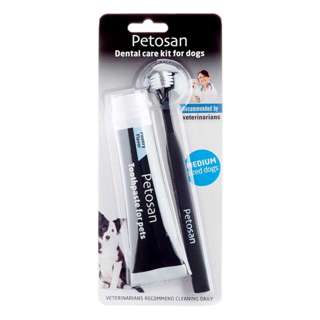 Petosan Dental Kit (Toothpaste & Toothbrush) (Medium)) Petosan Dental Kit (Toothpaste & Toothbrush) (Medium))