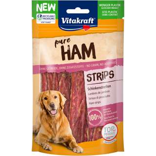 Vitakraft Pure Dog Treats - Ham Strips