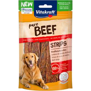 Vitakraft Pure Dog Treats - Beef Strips