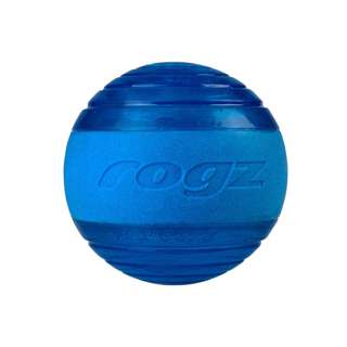 Rogz Fetch Squeekz TPR  Ball Medium- Blue