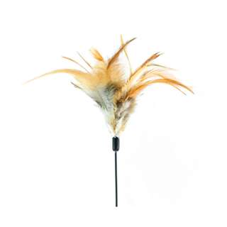 Amy N Carol Cat Teaser - Chicken Feather (Brown)