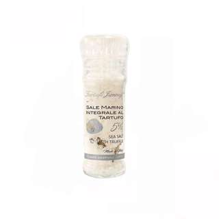 Tartufi Jimmy Truffle Sea Salt with Grinder 80gm Tartufi Jimmy Truffle Sea Salt with Grinder 80gm