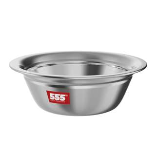 555 Premium Stainless Steel Flat Bottom Mixing Bowl 20cm