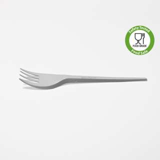 Grace Disposable Plastic White Plastic Fork