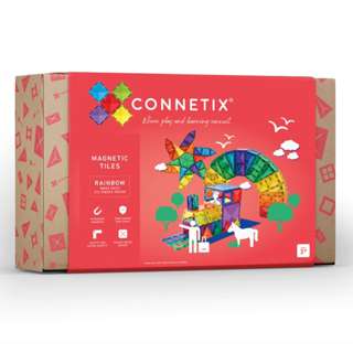 Connetix Tiles 212 Mega Rainbow Pack - STEAM Magnetic Tiles