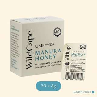Wildcape Manuka Honey Snap Packs 20sX5G
