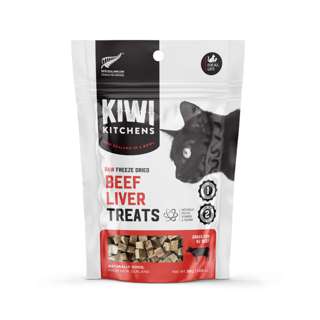 Kiwi Kitchens Freeze Dried Beef Liver Treats For Cat