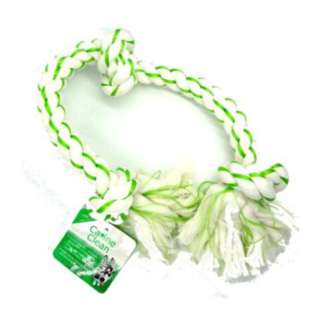 Canine Clean Dental Rope Bone(Green)(72cm)