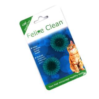 Feline Clean Spiky TPR  Balls (2pcs)