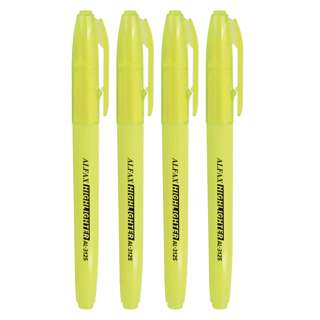Alfax AL3125 Slim Highlighter - Yellow
