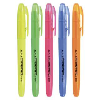 Alfax AL31254 Slim Highlighter Set - 5 colours