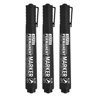 Alfax AL170 Permanent Marker Bullet Tip - Black