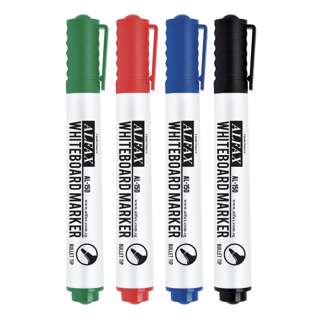 Alfax AL1504 Whiteboard Marker Set - 4 colours Alfax AL1504 Whiteboard Marker Set - 4 colours
