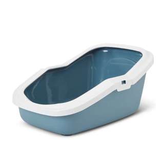 Savic Aseo Litter Tray (Blue/White)