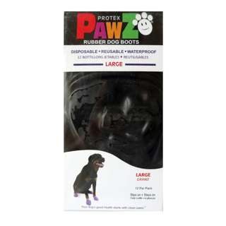 Pawz Waterproof Boots (Large) (Black)