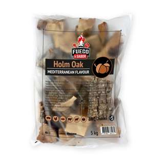 Fuego & Sabor BBQ Smoker Wood Chunks N5 (Holm Oak) 5kg Fuego & Sabor BBQ Smoker Wood Chunks N5 (Holm Oak) 5kg