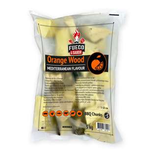 Fuego & Sabor BBQ Smoker Wood Chunks N5 (Orange) 5kg Fuego & Sabor BBQ Smoker Wood Chunks N5 (Orange) 5kg