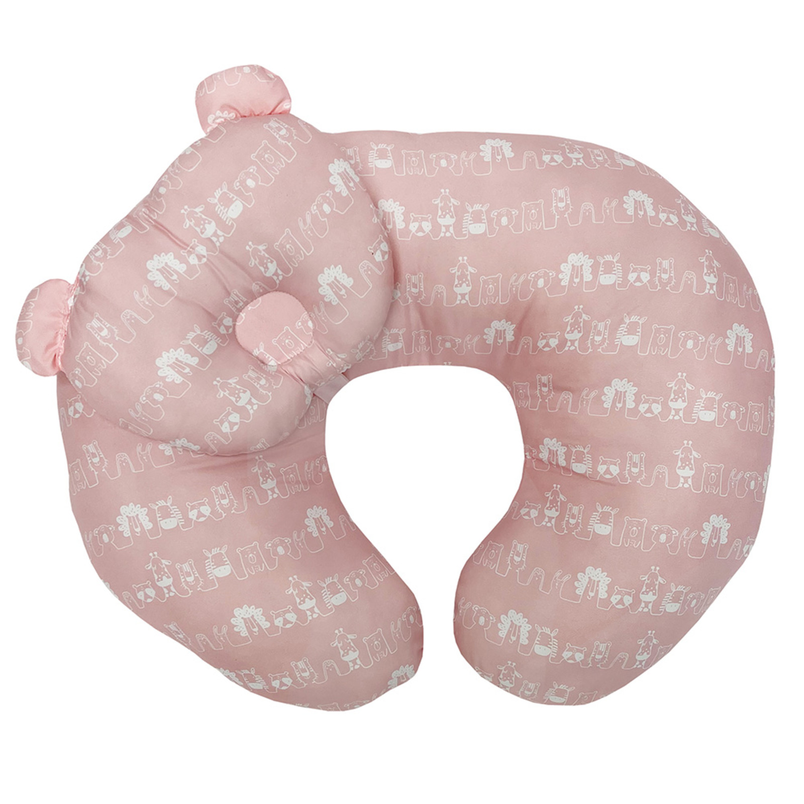 Lucky Baby Cuddle U Nursing Pillow Infant Pillow Pink NTUC