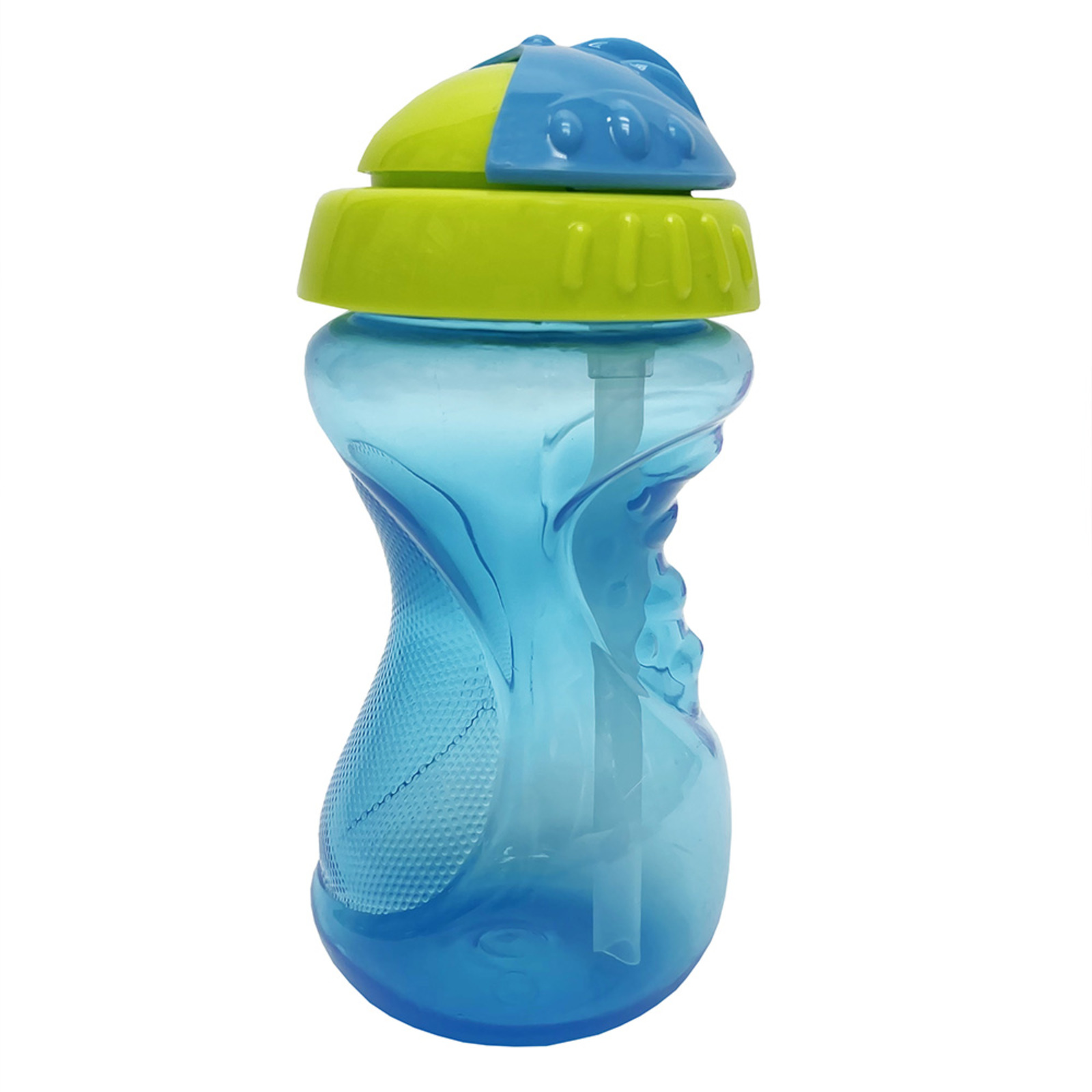 Lucky Baby Adee Straw Bottle - Blue | NTUC FairPrice