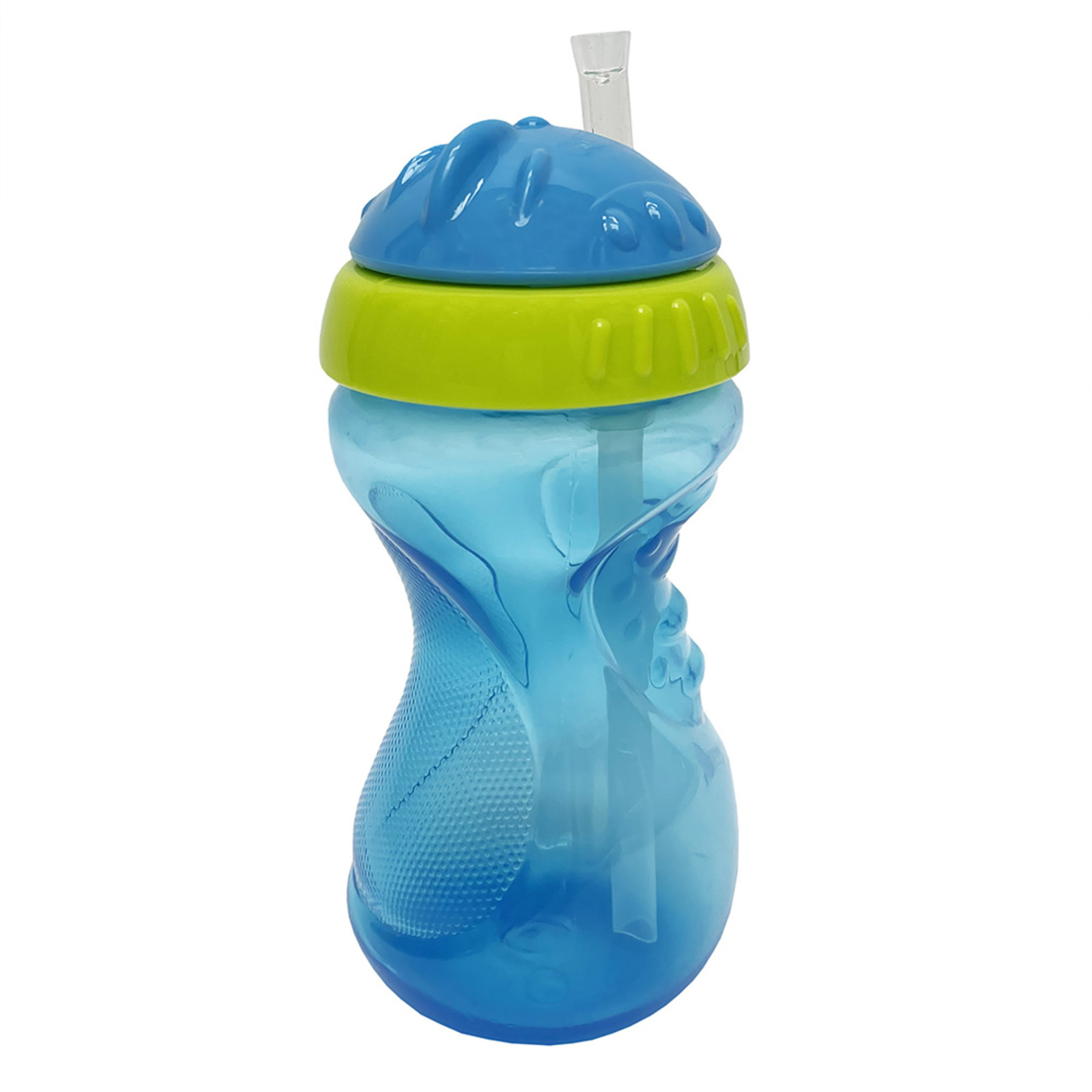 Lucky Baby Adee Straw Bottle - Blue | NTUC FairPrice