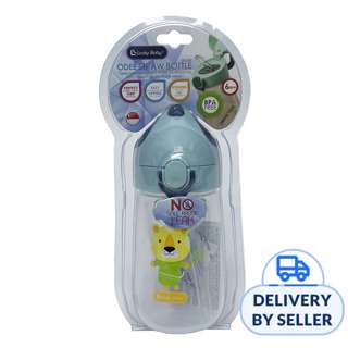 Lucky Baby Odee Straw Sport Bottle - Blue