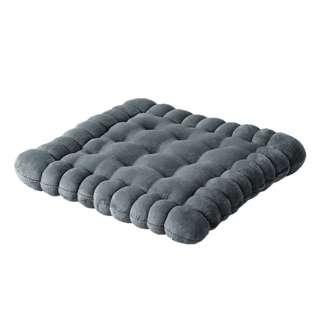 Sweet Home Milk Plush Cookie Cushion - Rectangular (Grey)