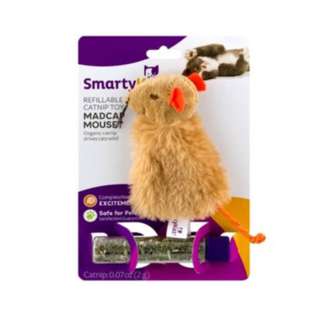 Smartykat Madcap Mouse Refillable Catnip Toy Smartykat Madcap Mouse Refillable Catnip Toy