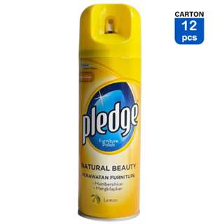 Pledge NATURAL BEAUTY Furniture Polish Lemon 12s